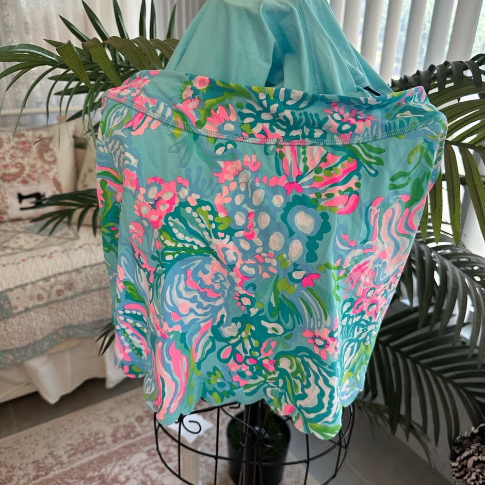 Colorful Floral Print Skirt